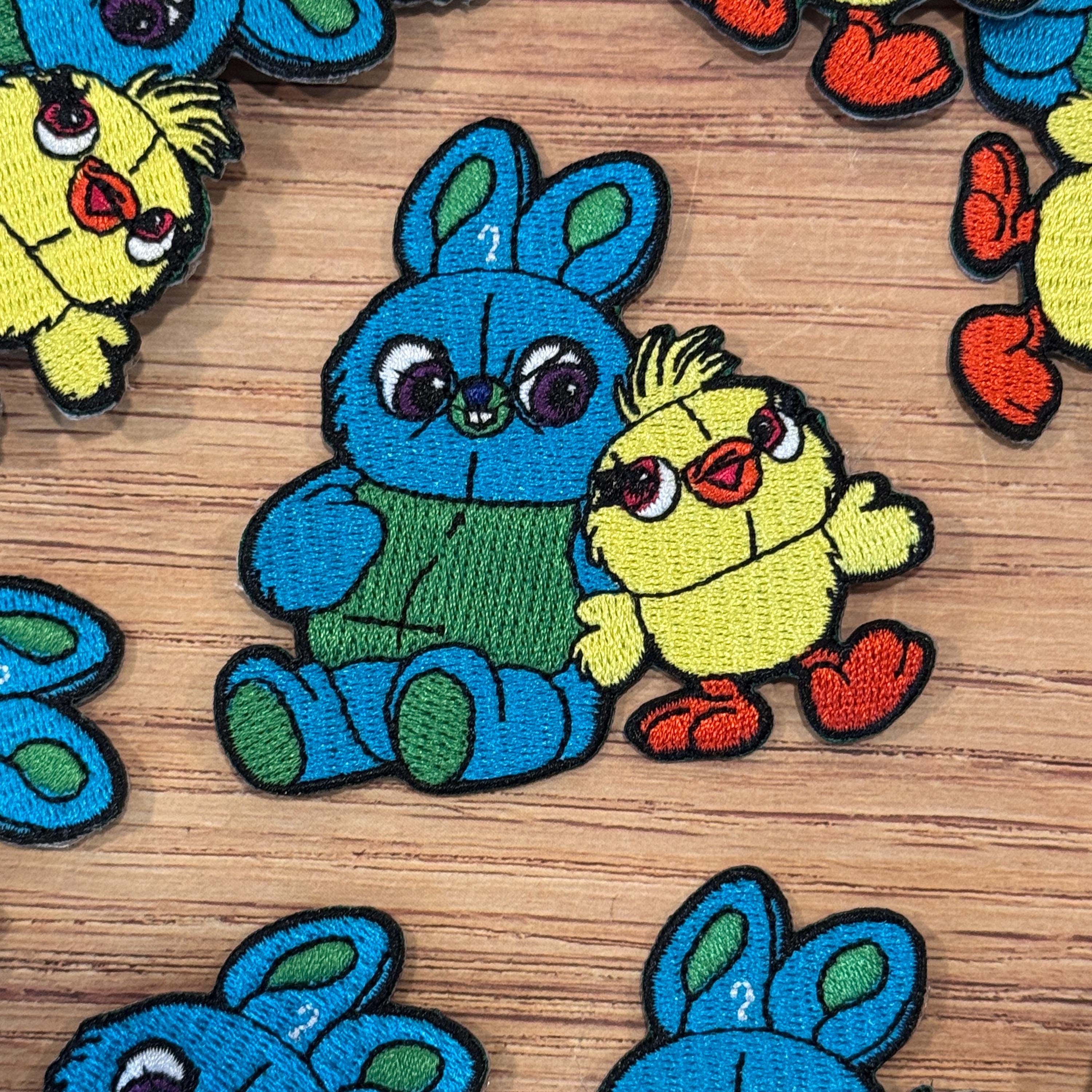Bunny and Ducky Iron on Patch - Toy Story 4 ,pixar, Patch, Heart
