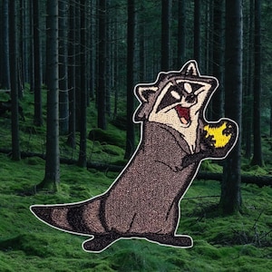 Meeko & Percy Iron-on Patch - Pocahontas, Princess, Sidekicks