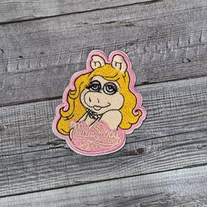 Miss Piggy Iron on patch - Muppets