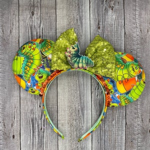 Heimlich Mouse Ears - , bugs life, ants, Caterpillar, butterfly, flix, land, California adventure, magic kingdom, animal kingdom