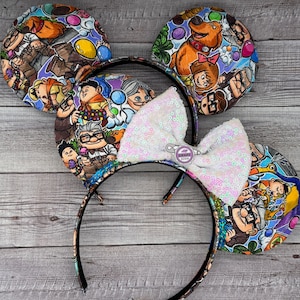 Up Mouse Ears - Kevin, Adventure is out there, Dug, Russel, , Balloons, Carl Ellie , Minnie, Mouse