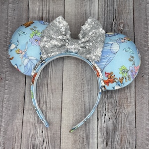 Cinderella Minnie Ears - glass slipper, midnight, prince charming, pumpkin, midnight, fairy godmother