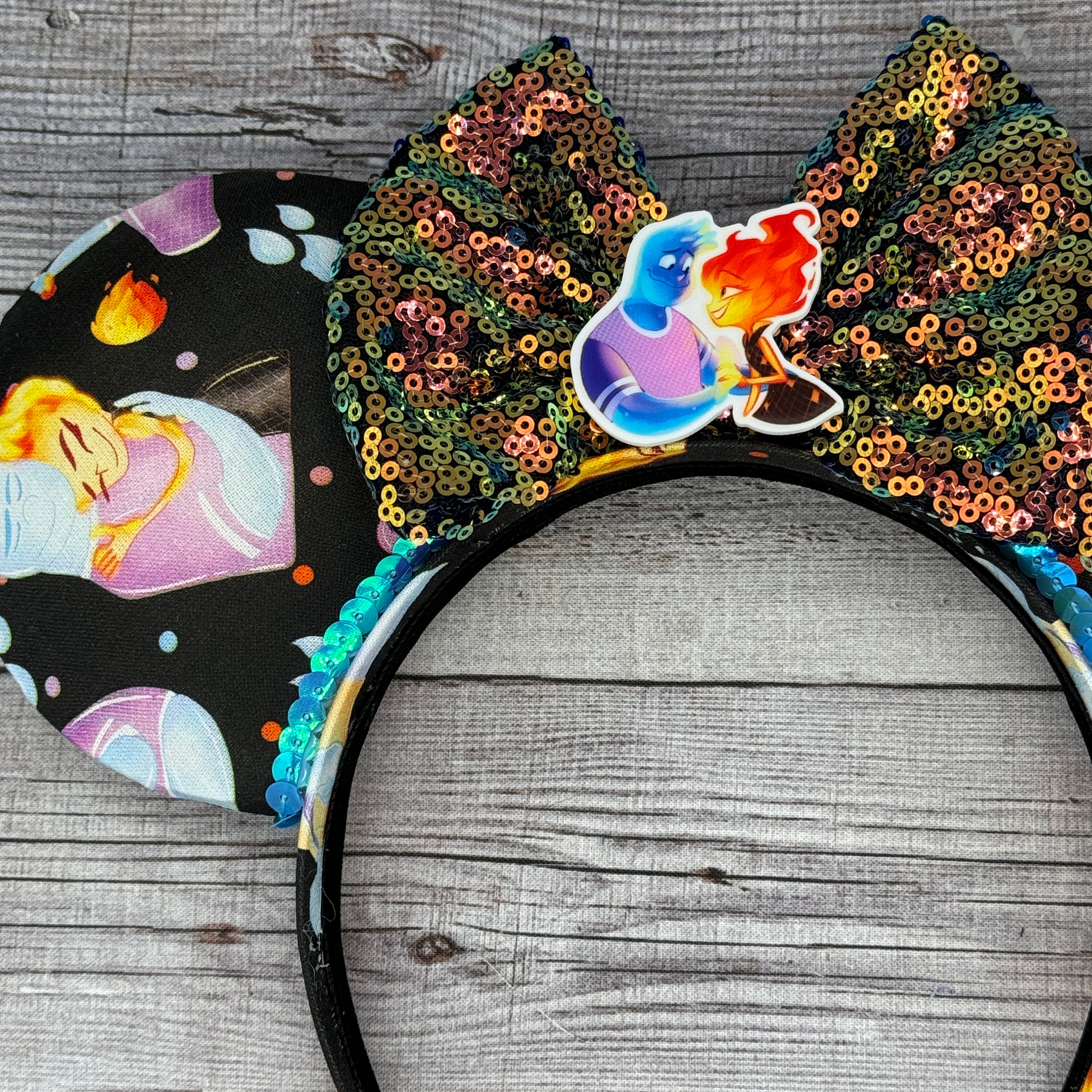 Elemental Mouse Ears - Wade, Ember, Fire, Water, Element, Pixar