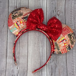 Adventureland and New Orleans Square Mouse Ears - pirates, jungle cruise, Indiana Jones, tiki room, land, magic kingdom, Mouse, Minnie