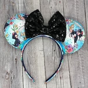 Cleo and Figaro Mouse Ears - Gepetto, Monstro, Whale, Minnie, Mouse, , Classic Disney, Blue fairy, JIminy Cricket, Pinocchio