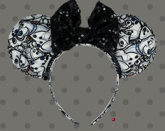 101 Dalmatische muisoren - Minnie, Mouse, Dalmatiërs, Halloween, schurken, feest, herfst, stippen, magisch koninkrijk
