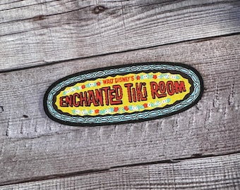 Naszywka do prasowania Enchanted Tiki Room – kurtka Disney Ride, plecak, czapka DLAND