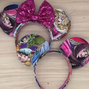 Sleeping Beauty Artist Mouse Ears - Aurora, princess, maleficent, fairies, prince, Minnie l, Mouse,