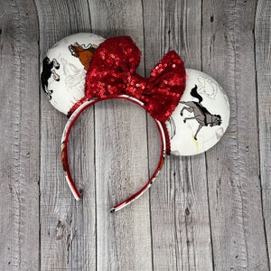 Horses Mouse Ears - Dooney, Phillipe, Khan, Saddle,  Disneyland, Magic Kingdom, Animal Kingdom