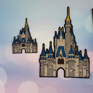 Parche termoadhesivo del castillo de WDW - Pixar, Walt Disney World, chaqueta, mochila, gorra jumbo