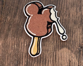 Pièce thermocollante premium Mickey Ice Cream Bar - Collation, Disney, veste, sac à dos, chapeau