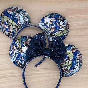 Peter Pan Ears - Never Grow Up, Neverland, Tinkerbell, Fairy Lights, Wendy, Hook, Smee, Lost Boys