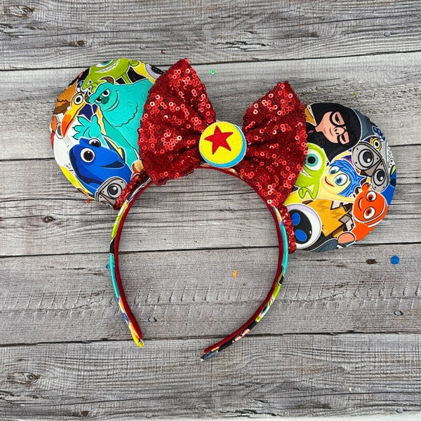 PIxar Mouse Ears - Toy Story, Up, Inside Out, Incredibles, Monsters,