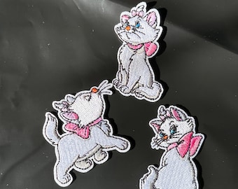 Marie 3 piece set Iron-on Patch - Artistocats, , Applique, Backpacks, Jacket, Hat Ships 4/21