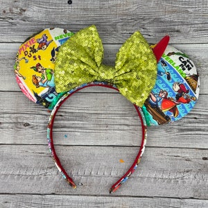 Peter Pan Ears - Never Grow Up, Neverland, Tinkerbell, Pan&#39;s the Man, Hook, , Minnie Mouse