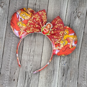 Enchanted Giselle Ears - Princess, Amy Adams, Minnie, land, Pip, Flowers, Disenchanted