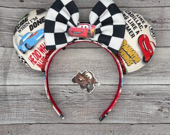 Cars Quotes Mouse Ears - Minnie, Mouse, Radiator Springs, Trucks, ca adventure, Cars, racing