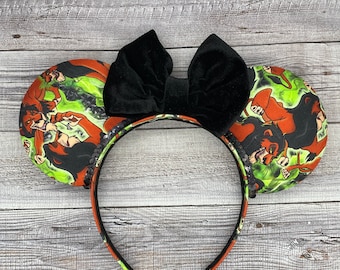 Scar and Hyenas Mouse Ears - Minnie, Simba, Nala, Animal Kingdom, Mouse, , Lion, Villains