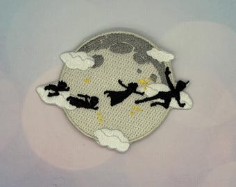 Neverland Flight Iron on patch - Peter Pan Lost Boys DLAND