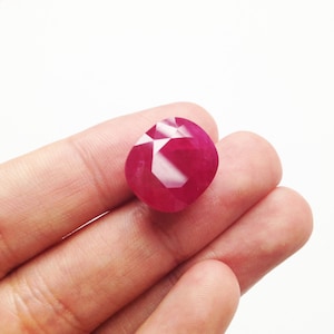 29.65 Carat Loose Natural Ruby, Unheated Untreated GRS Certified, Rare Gemstone.