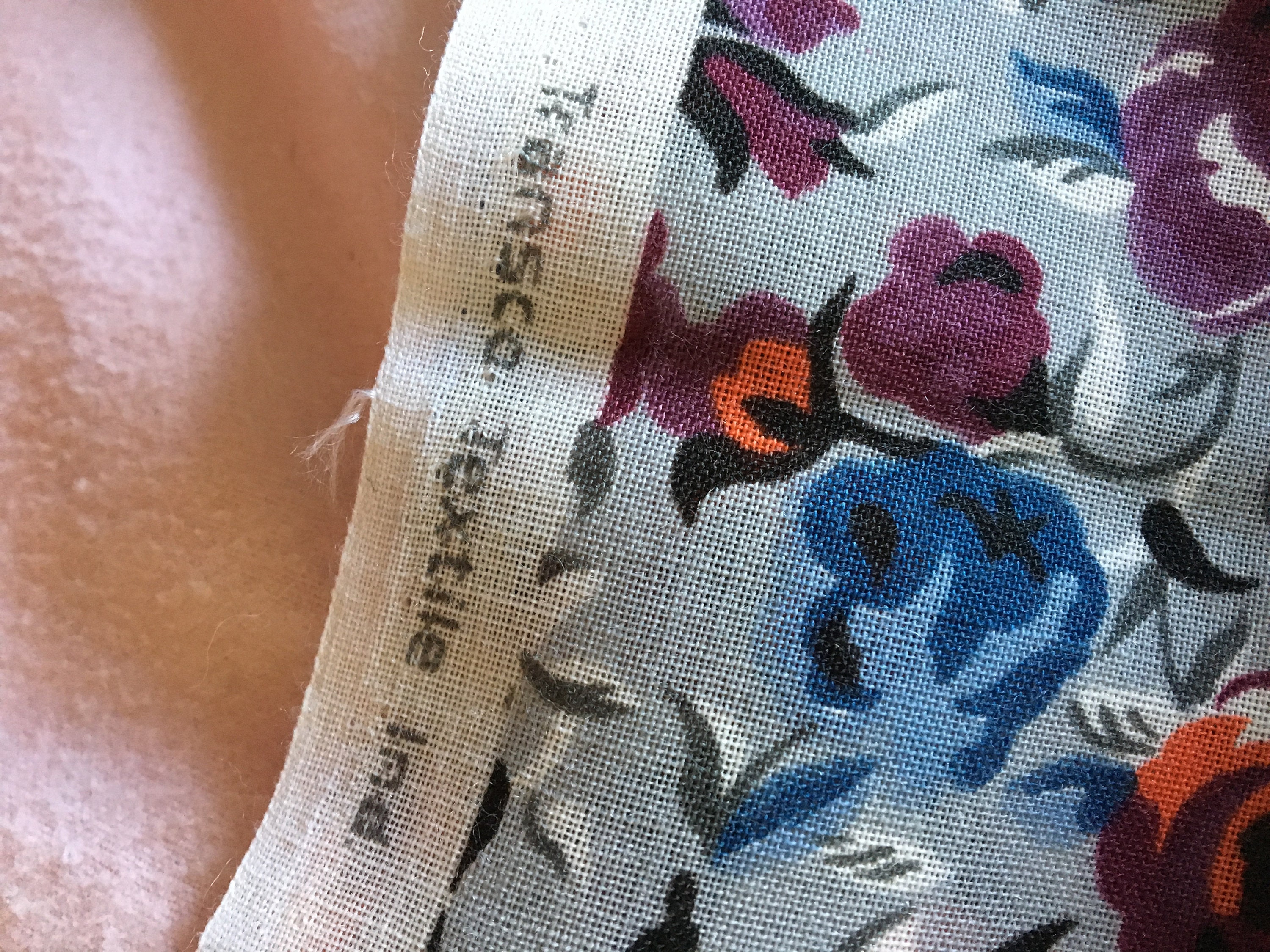 Rosewood Fabrics Inc. Poly/cotton Blend Floral Fabric Etsy Ireland