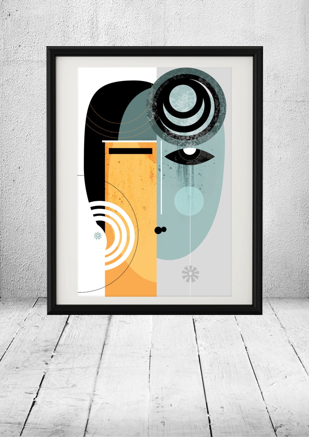 The Betrayal, Modern Art, Abstract Faces, Contemporary Art