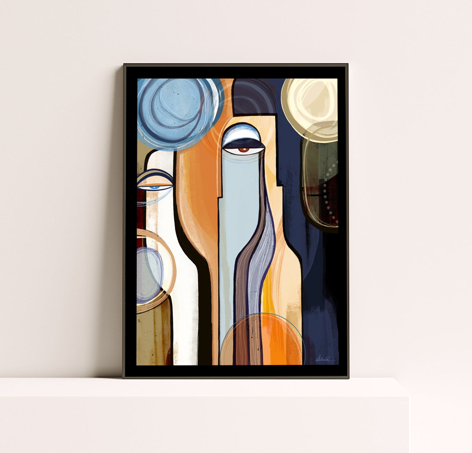 Love Large wall art print Statement art Living Room art Etsy