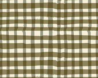 1/2 Yard Quilt Backing,AGF Flannel Fabric, Art Gallery Flannel, Flannel Quilt Backing, Green Plaid Flannel Fabric, AGF Wolly Three Flannel