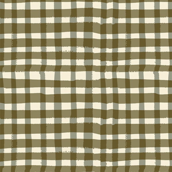 1/2 Yard Quilt Backing,AGF Flannel Fabric, Art Gallery Flannel, Flannel Quilt Backing, Green Plaid Flannel Fabric, AGF Wolly Three Flannel