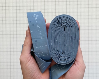 Ribete para colcha Decostitch de AGF hecho a mano, 8 yardas - Azul mineral