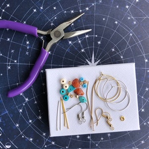 DIY Kit, DIY Jewelry Kit, Spring Craft, Statement Earrings