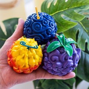 Devil Fruit Herb Grinder - Akuma No Mi Fruit 3 Piece available - Anime Grinder, Paramecia, Zoan, Logia - Gifts For Him - Stocking Stuffers