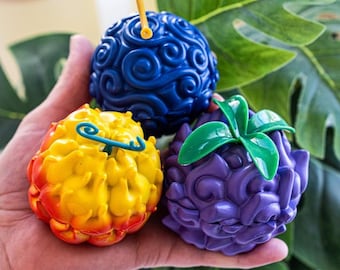 Teufelsfrucht Grinder - Akuma No Mi Fruit 3 Stück erhältlich - Anime Grinder, Paramecia, Zoan, Logia - Geschenke für Ihn - Geburtstagsgeschenke