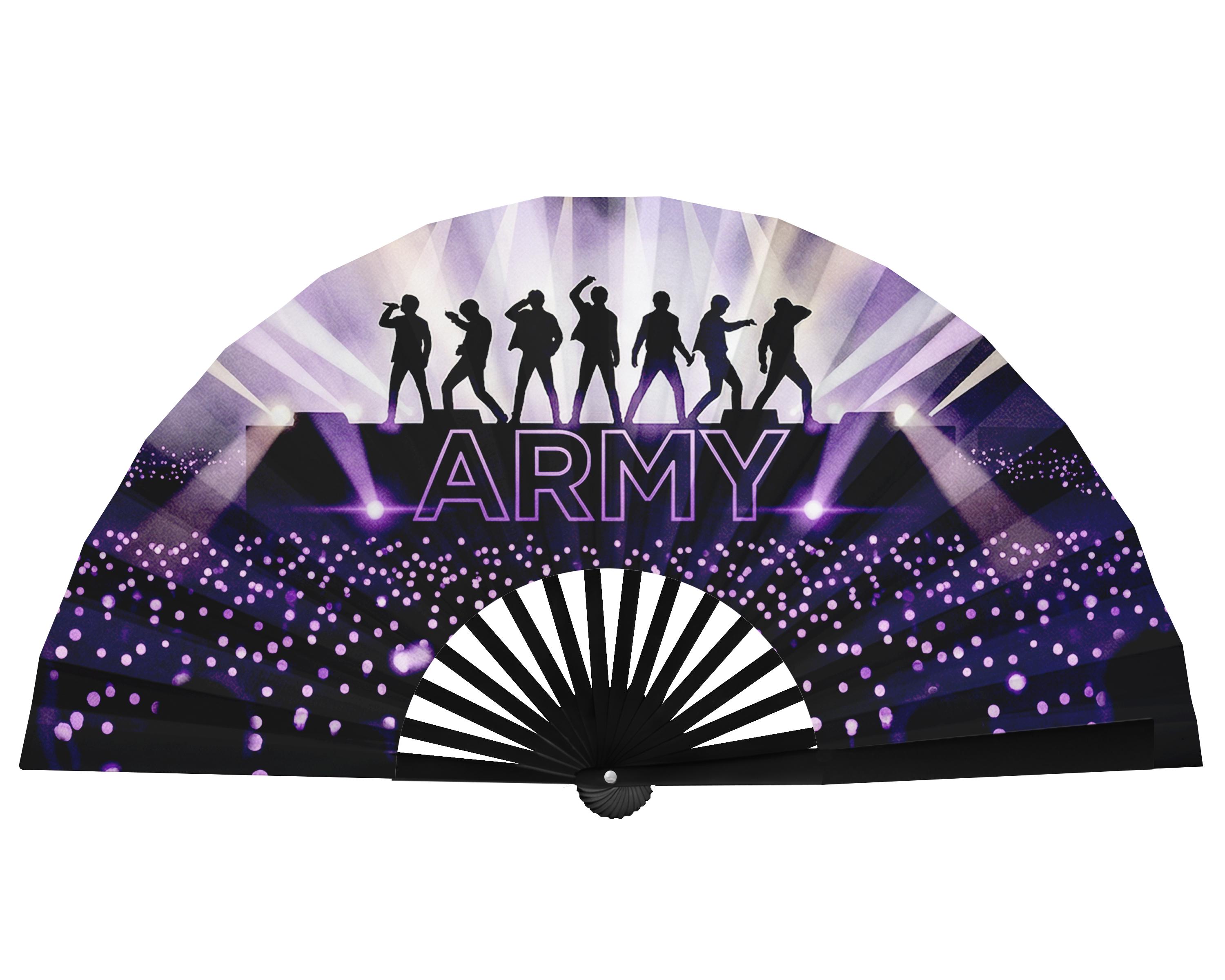 Bts Folding Fan - Etsy