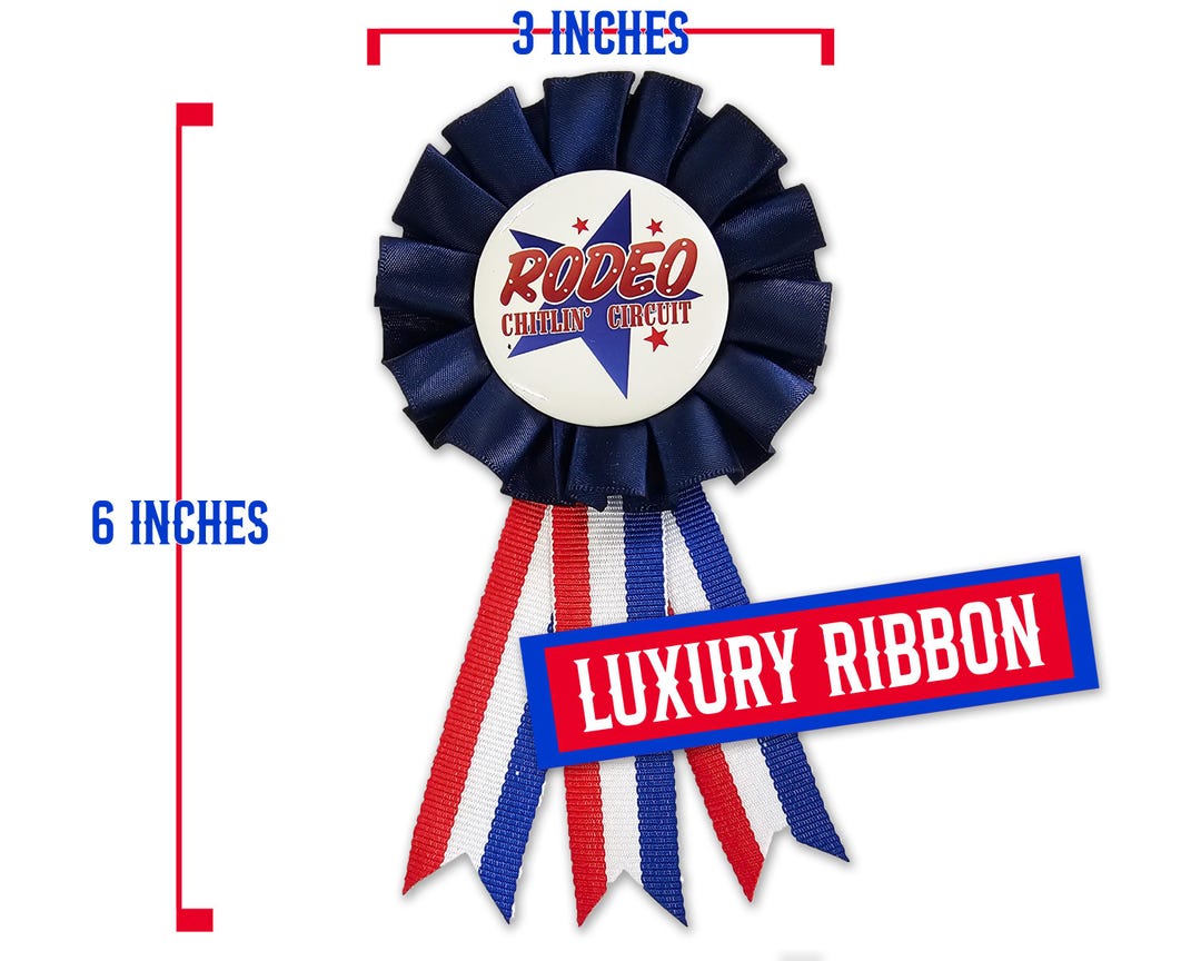 Rodeo Chitlin Circuit Tour Ribbon Button, Concert Accessories, Western ...