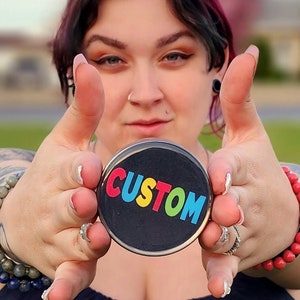 Custom Grinder, Couple Gift, Personalized Text Herb Grinder With Catcher, Festival Accessory Gift, Custom Photo Grinder, Large 5 Piece
