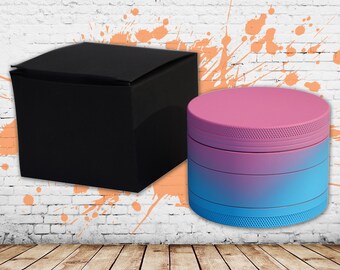Zuckerwatte Girly Grinder 4-teilig, Geschenke für sie, Küchen- und Essgeräte, weiche Matte Gummi Kräutermühle, niedliche Mühle, Gewürzmühle