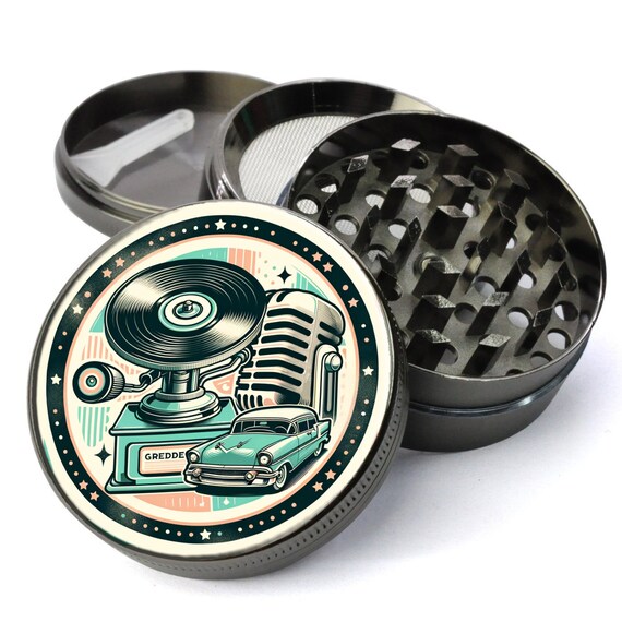 5 Piece Herb Grinder, Vintage Grinder, Gift for Him, Retro Car Grinder,  Gift for Friend, Cool Gadgets, Home Gifts,spice Mill,kitchen Grinder