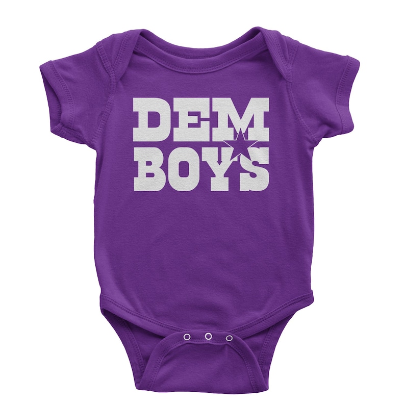Dem Boys Dallas Infant One-Piece Romper Bodysuit and Toddler T-shirt