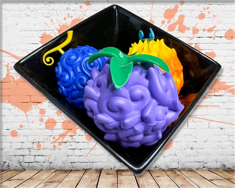 Devil Fruit Herb Grinder - Akuma No Mi Fruit 3 Piece available - Anime Grinder, Paramecia, Zoan, Logia - Gifts For Him - Birthday Gifts image 5