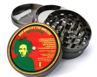 AREA44 Exclusive METAL Tobacco Grinder Herb Grinder/Bob Marley Crusher