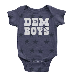 Dem Boys Dallas Infant One-Piece Romper Bodysuit and Toddler T-shirt
