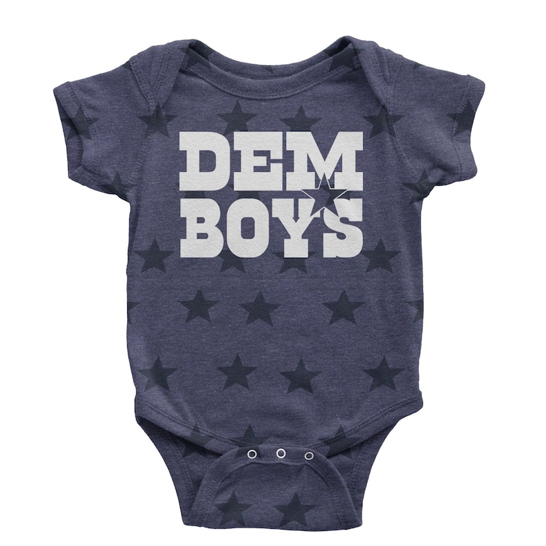 Dem Boys Dallas Infant One-Piece Romper Bodysuit and Toddler T-shirt