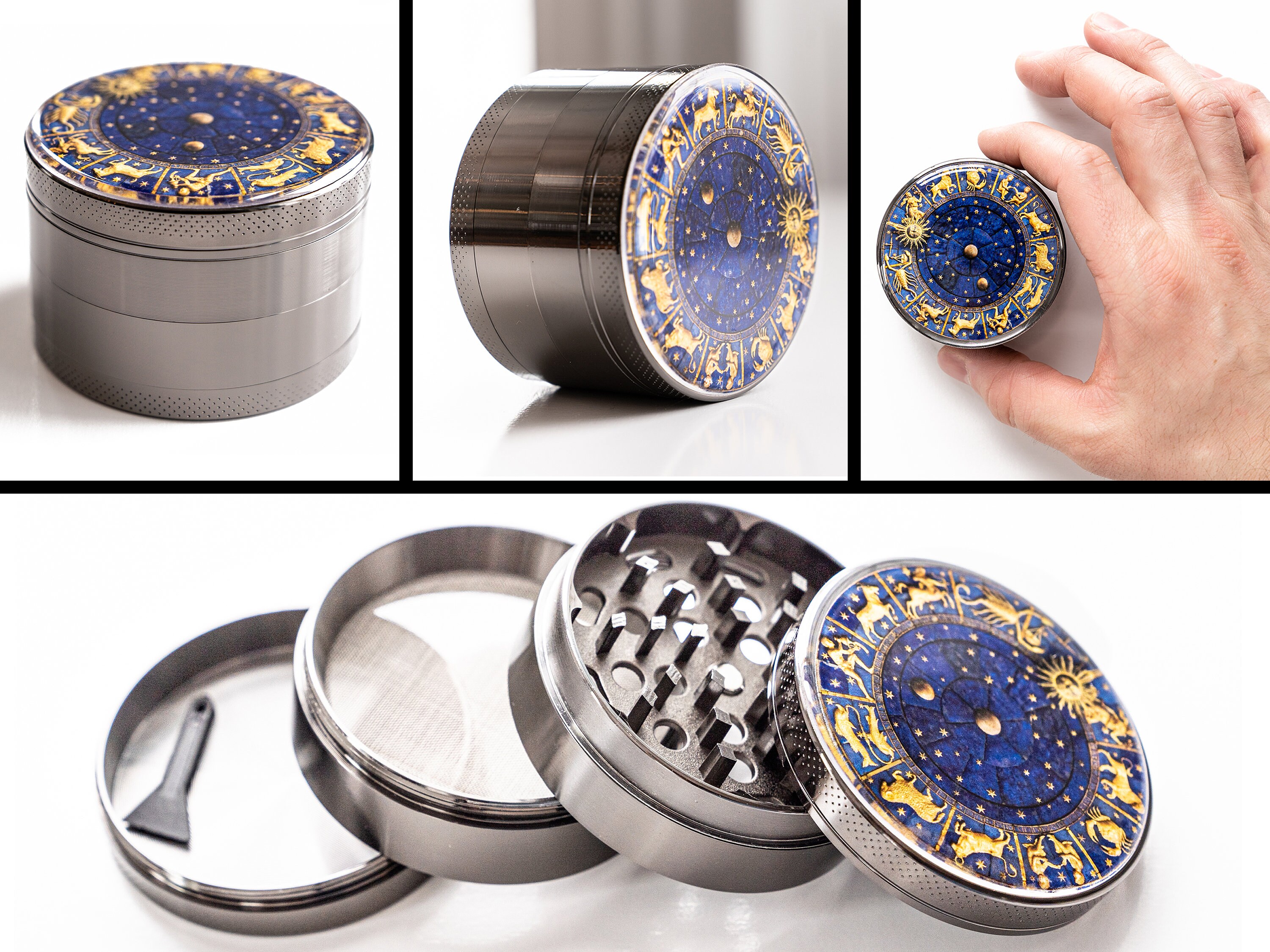 Straight Outta Cowboys Nation Tobacco Grinder, Gift for Men, Herb Grinder  With Catcher, Groomsmen Gift, Large Grinder, Gadgets for Men