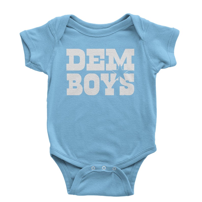 Dem Boys Dallas Infant One-Piece Romper Bodysuit and Toddler T-shirt