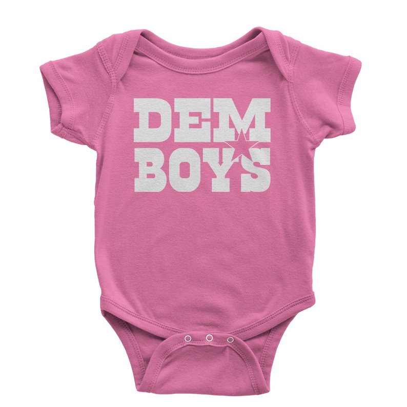 Dem Boys Dallas Infant One-Piece Romper Bodysuit and Toddler T-shirt