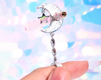 Mond Zigarette Ring Halter für Finger - Girly Zigarettenverlängerung Beste Geburtstagsgeschenke - Zigarette Ring Celestial Rauchen Zubehör