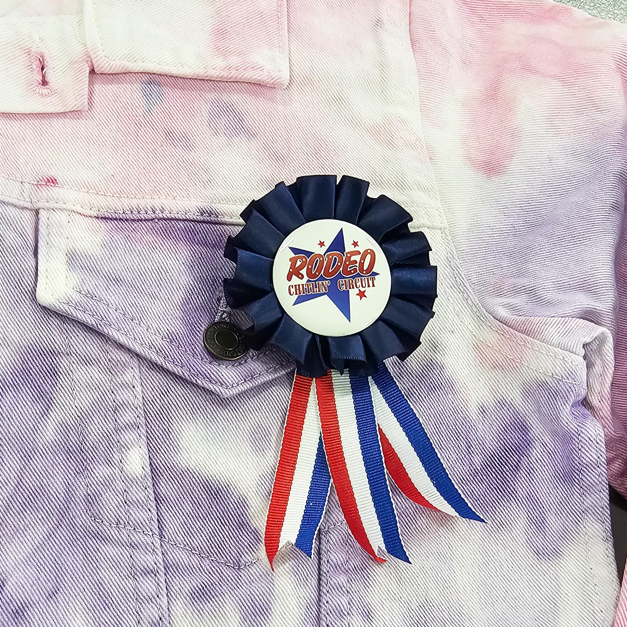 Rodeo Chitlin Circuit Tour Ribbon Button, Concert Accessories, Western ...