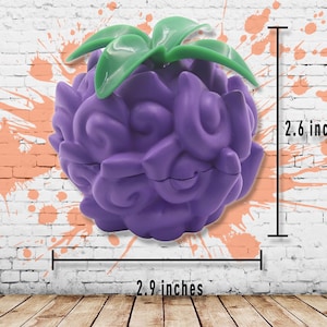 Devil Fruit Herb Grinder - Akuma No Mi Fruit 3 Piece available - Anime Grinder, Paramecia, Zoan, Logia - Gifts For Him - Birthday Gifts image 8