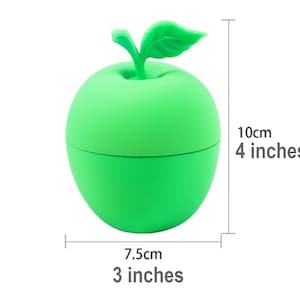 Cute Fruit Herb Grinder Apple Shaped Kitchen Gift Gadgets - Spice or Tobacco Crusher Grinder Best Festival Rave Gifts - 63mm 4 Piece image 6